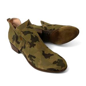 LUCKY BRAND Bebhina Camo Print Bootie, Size 10